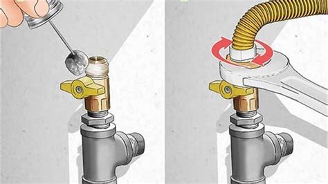 how to safely hook up a gas stove